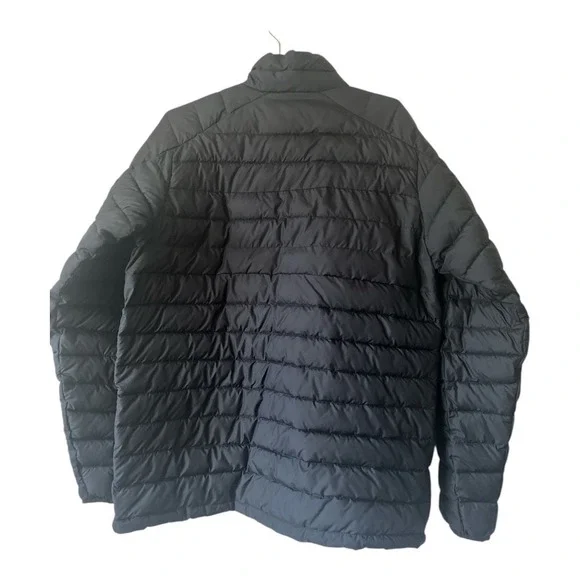 Columbia Omni-Heat Puffer Jacket Black Full Zip Lightweight Mock Neck Mens Sz M - Picture 2 of 11